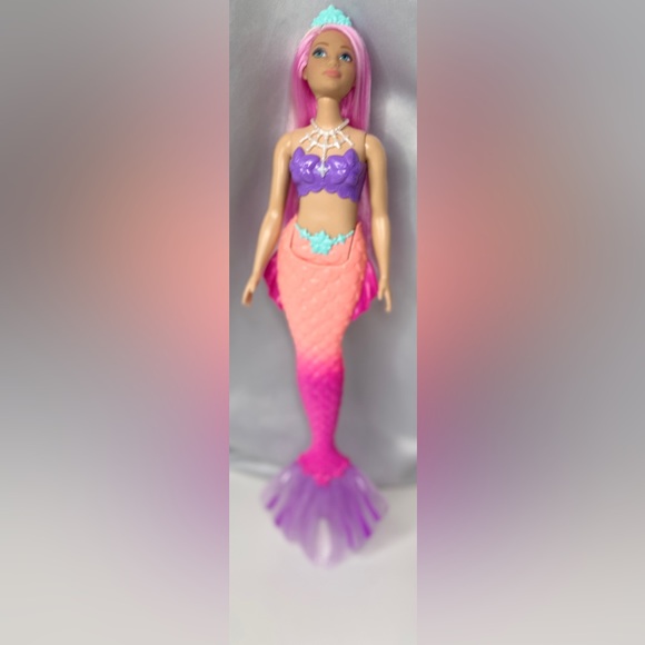 Barbie Dreamtopia Mermaid Doll with Pink Mermaid Tail Toy for Kids - Picture 1 of 3